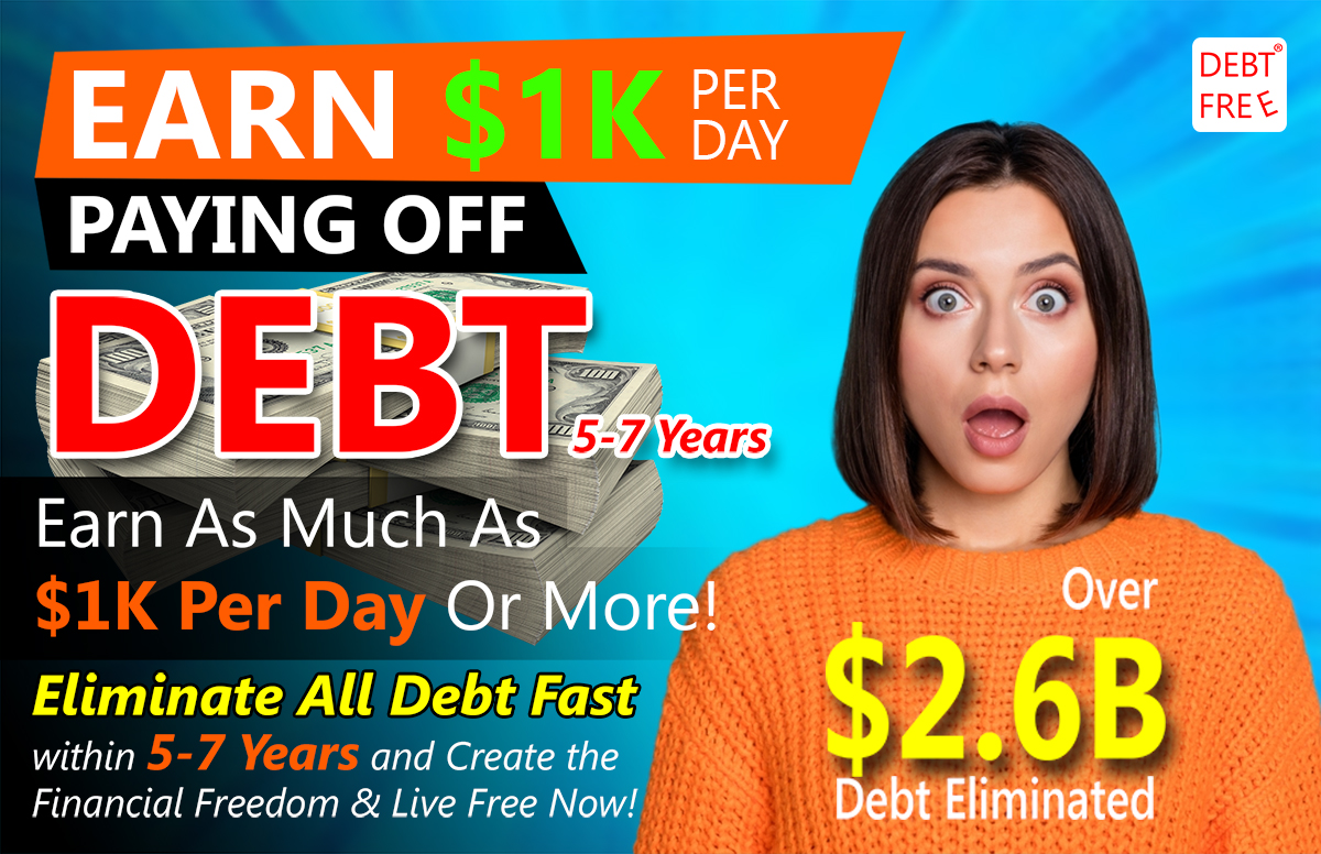 Earn while paying off debt in 5 to 7 years