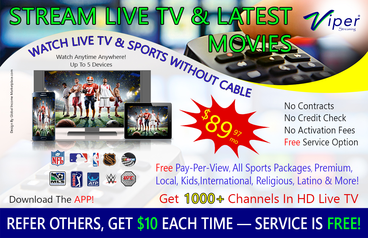 Cheap internet and streaming service
